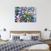 Giacometti - Blau Winden Canvas Afdruk (Insitu (Slaapkamer))