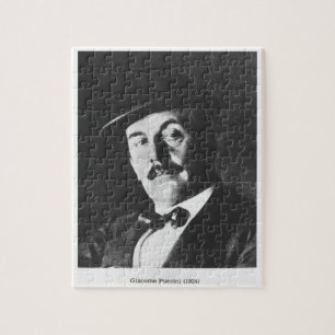 Giacomo Puccini (1858-1924) 1924 (fotolitho) (b/w Legpuzzel