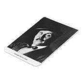 Giacomo Puccini (1858-1924) 1924 (fotolitho) (b/w Magneet (Linkerzijde)