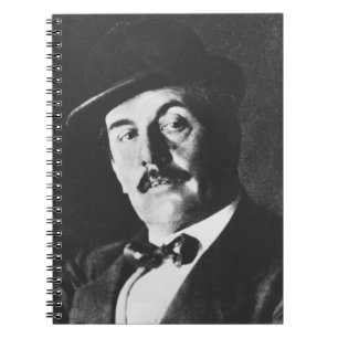 Giacomo Puccini (1858-1924) 1924 (fotolitho) (b/w Notitieboek