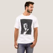 Giacomo Puccini (1858-1924) 1924 (fotolitho) (b/w T-shirt (Voorkant volledig)