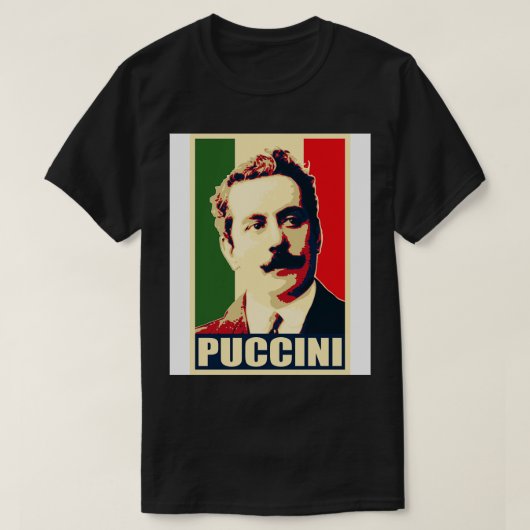 Giacomo Puccini 1 T-shirt (Design voorkant)
