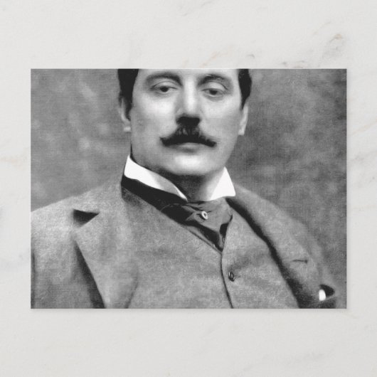 Giacomo Puccini Briefkaart (Voorkant)