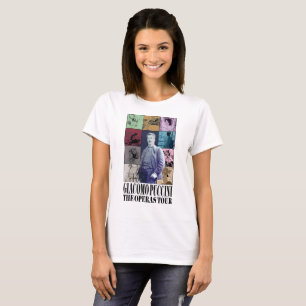 Giacomo Puccini De Opera Tour concertmerch T-shirt