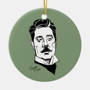Giacomo Puccini Keramisch Ornament
