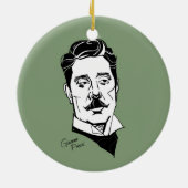 Giacomo Puccini Keramisch Ornament (Achterkant)