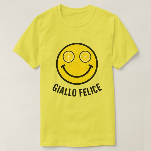 Giallo Felice T-shirt (Design voorkant)