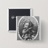 Giambattista Marino Vierkante Button 5,1 Cm (Voorkant /achterkant)