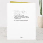 Gian Lorenzo Bernini Buste van Christus 1679 Bedankkaart (Achterkant)