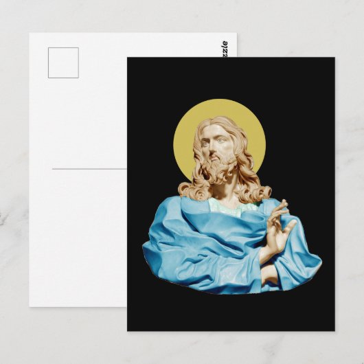 Gian Lorenzo Bernini Buste van Christus 1679 Briefkaart (Voorkant / Achterkant)