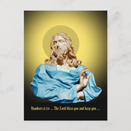Gian Lorenzo Bernini Buste van Christus 1679 Briefkaart (Voorkant)