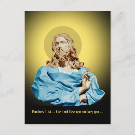 Gian Lorenzo Bernini Buste van Christus 1679 Briefkaart (Voorkant)