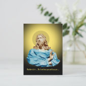 Gian Lorenzo Bernini Buste van Christus 1679 Briefkaart (Staand voorkant)