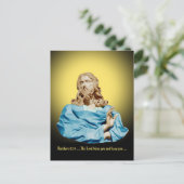 Gian Lorenzo Bernini Buste van Christus 1679 Briefkaart (Staand voorkant)