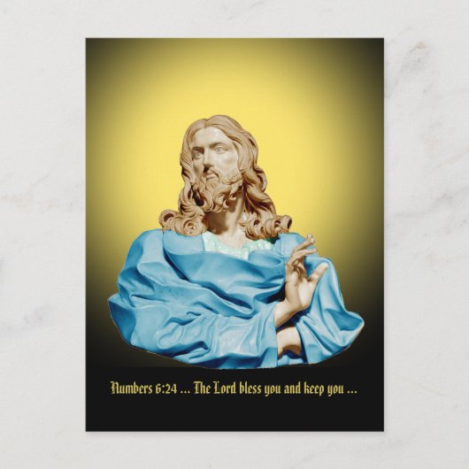 Gian Lorenzo Bernini Buste van Christus 1679 Briefkaart (Voorkant)