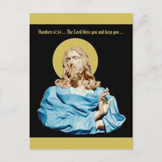 Gian Lorenzo Bernini Buste van Christus 1679 Briefkaart (Voorkant)