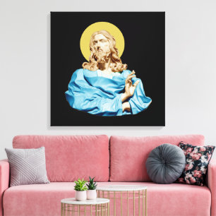 Gian Lorenzo Bernini Buste van Christus 1679 Canvas Afdruk