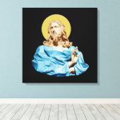 Gian Lorenzo Bernini Buste van Christus 1679 Canvas Afdruk (Insitu (Houten vloer))