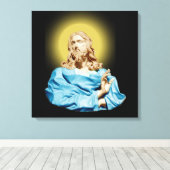 Gian Lorenzo Bernini Buste van Christus 1679 Canvas Afdruk (Insitu (Houten vloer))
