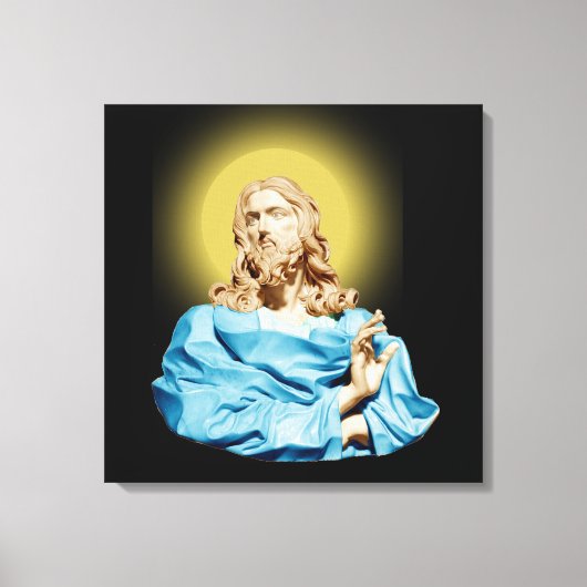 Gian Lorenzo Bernini Buste van Christus 1679 Canvas Afdruk (Voorkant)