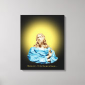Gian Lorenzo Bernini Buste van Christus 1679 Canvas Afdruk (Voorkant)