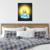 Gian Lorenzo Bernini Buste van Christus 1679 Canvas Afdruk (Insitu (Slaapkamer))