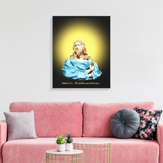Gian Lorenzo Bernini Buste van Christus 1679 Canvas Afdruk (Insitu (Woonkamer))