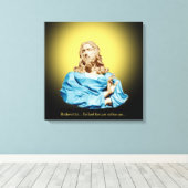 Gian Lorenzo Bernini Buste van Christus 1679 Canvas Afdruk (Insitu (Houten vloer))