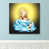 Gian Lorenzo Bernini Buste van Christus 1679 Canvas Afdruk (Insitu (Houten vloer))