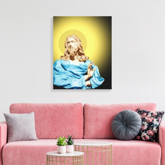 Gian Lorenzo Bernini Buste van Christus 1679 Canvas Afdruk (Insitu (Woonkamer))