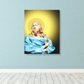 Gian Lorenzo Bernini Buste van Christus 1679 Canvas Afdruk (Insitu (Houten vloer))
