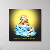 Gian Lorenzo Bernini Buste van Christus 1679 Canvas Afdruk (Voorkant)