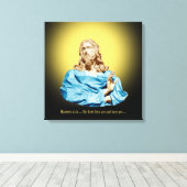Gian Lorenzo Bernini Buste van Christus 1679 Canvas Afdruk (Insitu (Houten vloer))