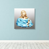 Gian Lorenzo Bernini Buste van Christus 1679 Canvas Afdruk (Insitu (Houten vloer))