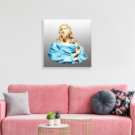 Gian Lorenzo Bernini Buste van Christus 1679 Canvas Afdruk (Insitu (Woonkamer))