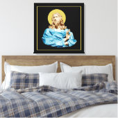 Gian Lorenzo Bernini Buste van Christus 1679 Canvas Afdruk (Insitu (Slaapkamer))