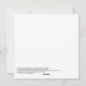 Gian Lorenzo Bernini Buste van Christus 1679 Feestdagenkaart (Achterkant)