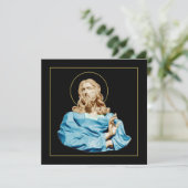 Gian Lorenzo Bernini Buste van Christus 1679 Feestdagenkaart (Staand voorkant)