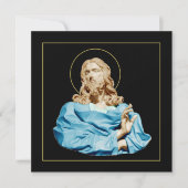 Gian Lorenzo Bernini Buste van Christus 1679 Feestdagenkaart (Voorkant)