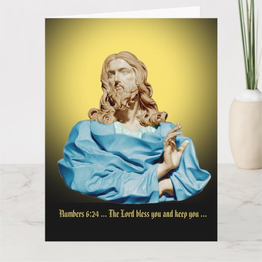 Gian Lorenzo Bernini Buste van Christus 1679 Kaart (Voorkant)