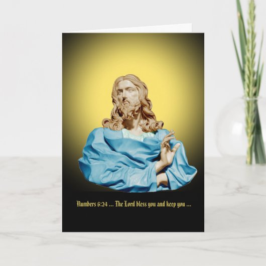 Gian Lorenzo Bernini Buste van Christus 1679 Kaart (Voorkant)