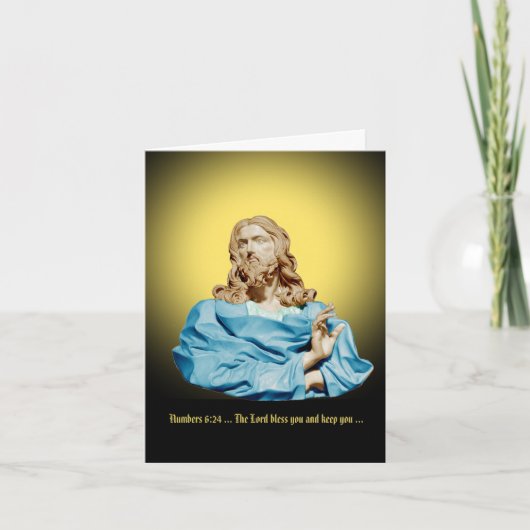 Gian Lorenzo Bernini Buste van Christus 1679 Kaart (Voorkant)