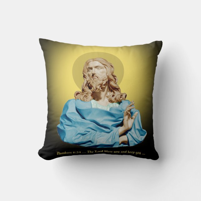 Gian Lorenzo Bernini Buste van Christus 1679 Kussen (Voorkant)