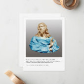 Gian Lorenzo Bernini Buste van Christus 1679 Notitiekaartje (Voorkant / Achterkant in situ)