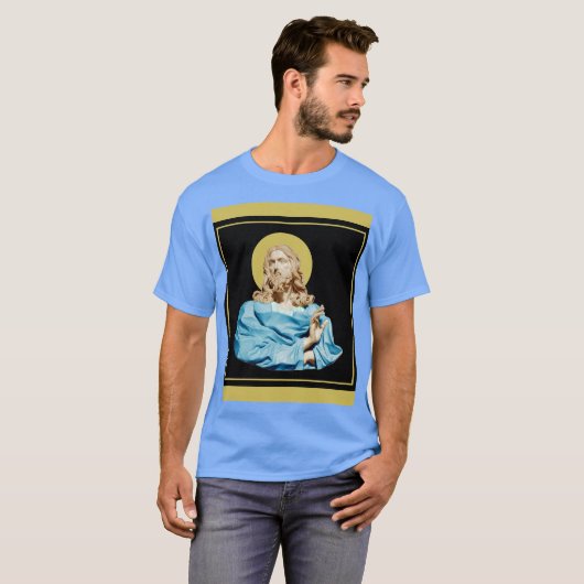 Gian Lorenzo Bernini Buste van Christus 1679 T-shi T-shirt (Voorkant volledig)