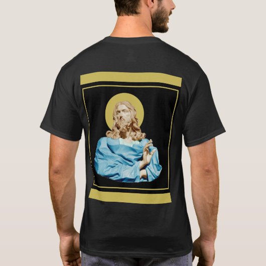 Gian Lorenzo Bernini Buste van Christus 1679 T-shi T-shirt (Achterkant)