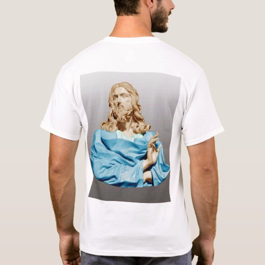 Gian Lorenzo Bernini Buste van Christus 1679 T-shi T-shirt (Achterkant)
