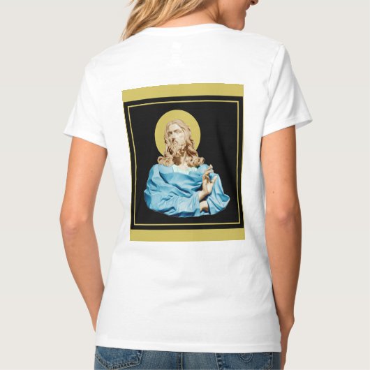 Gian Lorenzo Bernini Buste van Christus 1679 T-shi T-shirt (Achterkant)