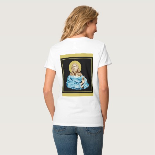 Gian Lorenzo Bernini Buste van Christus 1679 T-shi T-shirt (Achterkant volledig)