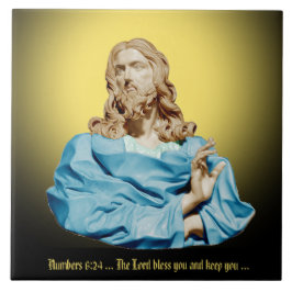 Gian Lorenzo Bernini Buste van Christus 1679 Tegeltje